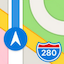 Me guider avec Apple Maps